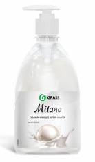 Жидкое крем-мыло "Milana" жемчужное с дозатором 500 мл.