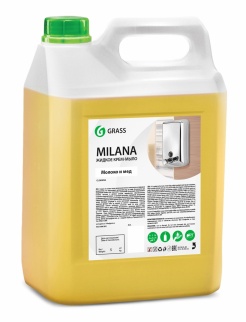 Жидкое крем-мыло "Milana"  молоко и мед  5 кг фото 36145