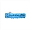 Шубка-щетка для мытья окон, 25 см, микрофибра, липучка, синяя фото 8451