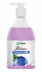 Жидкое крем-мыло "Milana" черника в йогурте с дозатором 500 мл.