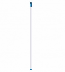 Ручка для держателя мопов, 120 см, d=21 мм, металл, РЕЗЬБА, синий