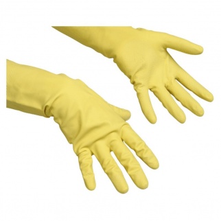 Резиновые перчатки Контракт, цв. жёлтый, M, Vileda фото 8141