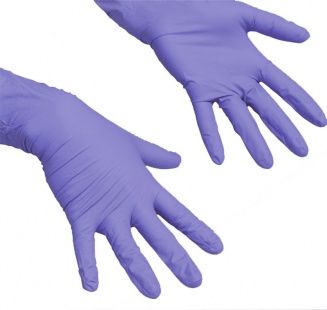 Резиновые перчатки ЛайтТафф, цв. сиреневый, L, Vileda фото 8144