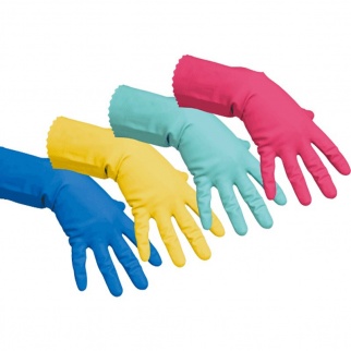 Резиновые перчатки многоцелевые, цв. жёлтый, ХL, Vileda фото 8159