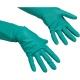 Универсальные резиновые перчатки, цв. зеленый, L, Vileda